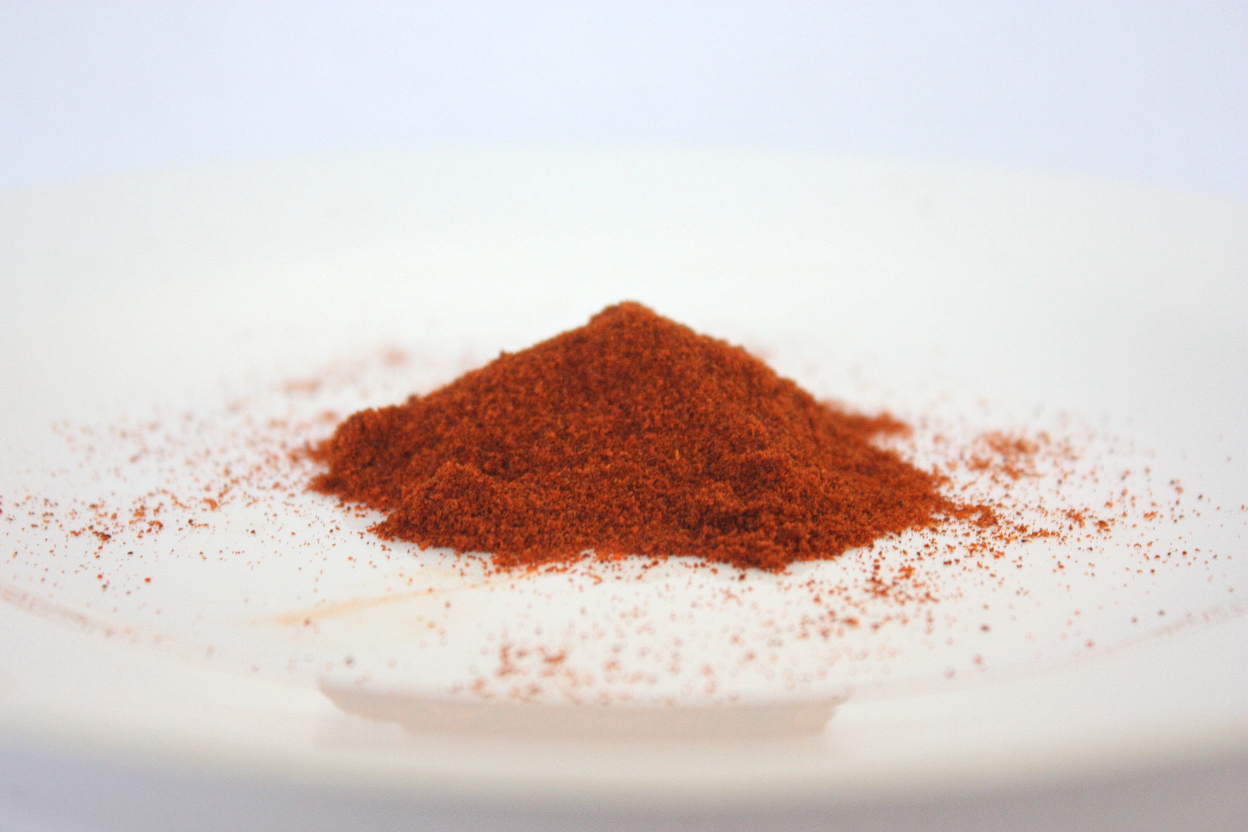 Paprikapulver auf Teller